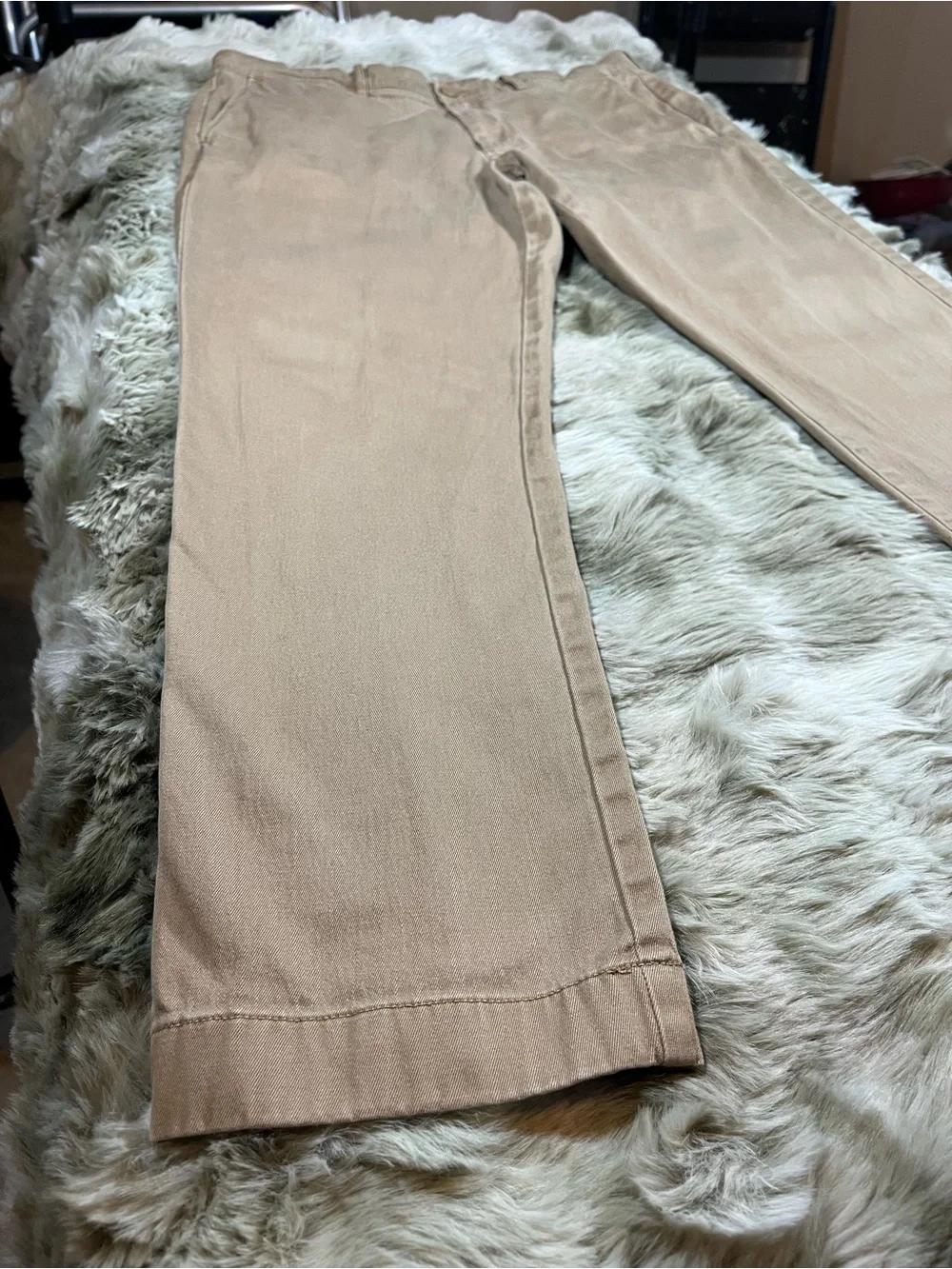 J. Crew Men's Straight Chinos in Tan